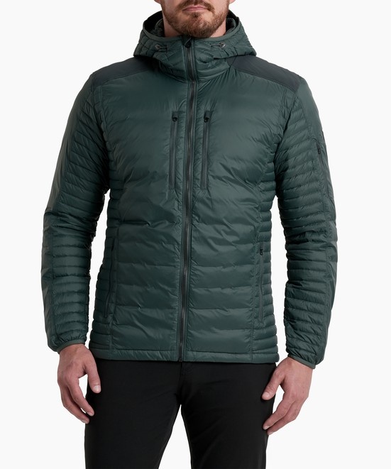 KUHL M's Spyfire Hoody Winter Moss / Onyx Front