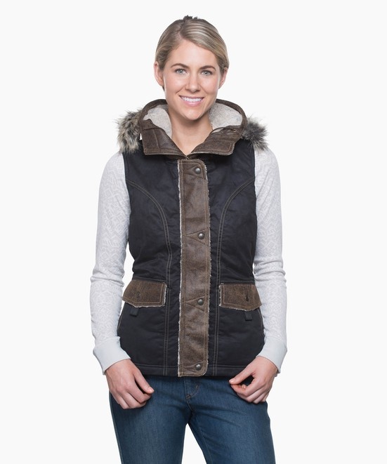 KUHL W's Arktik Down Vest Raven Front