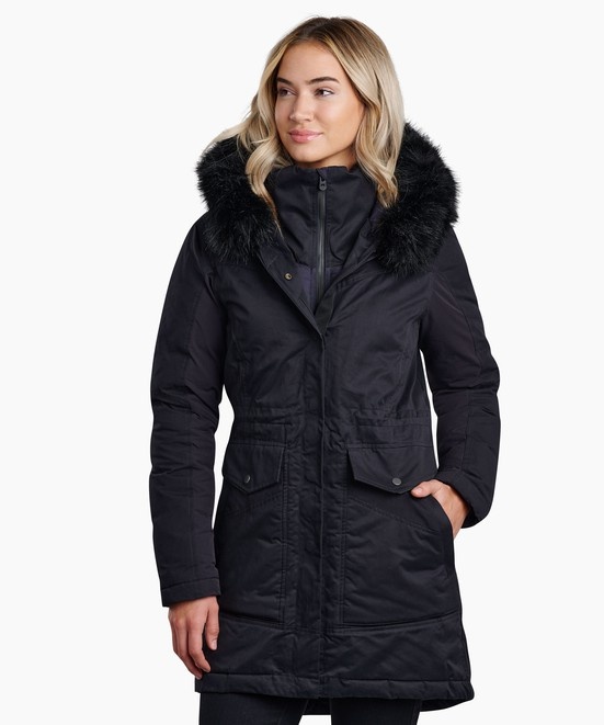 KUHL W's Ukon Down Parka Blackout Front