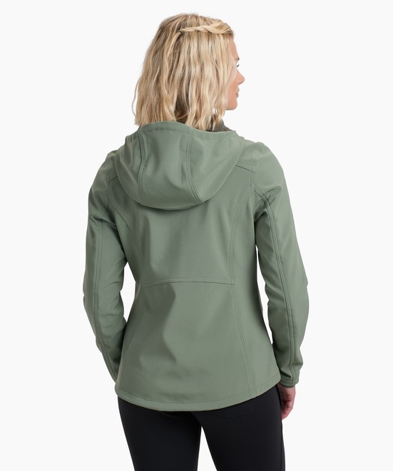 KUHL W's Frost Softshell Hoody Soft Pine Back