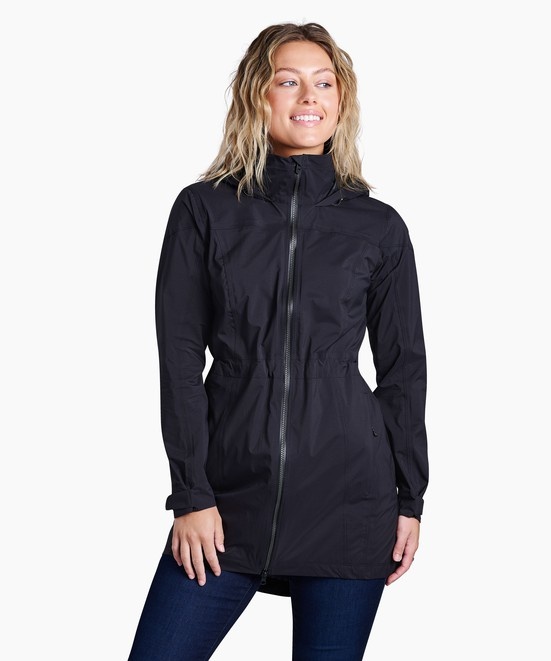 KUHL W's Jetstream Trench Black Front