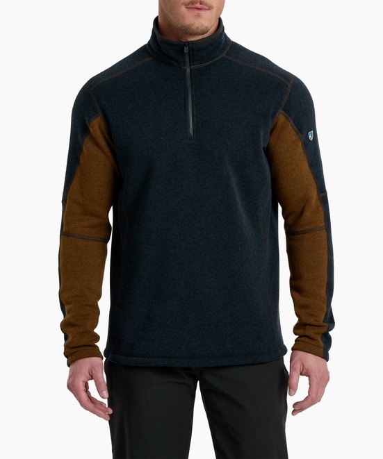 KUHL Revel 1/4 Zip Mutiny Blue/Grain  Front