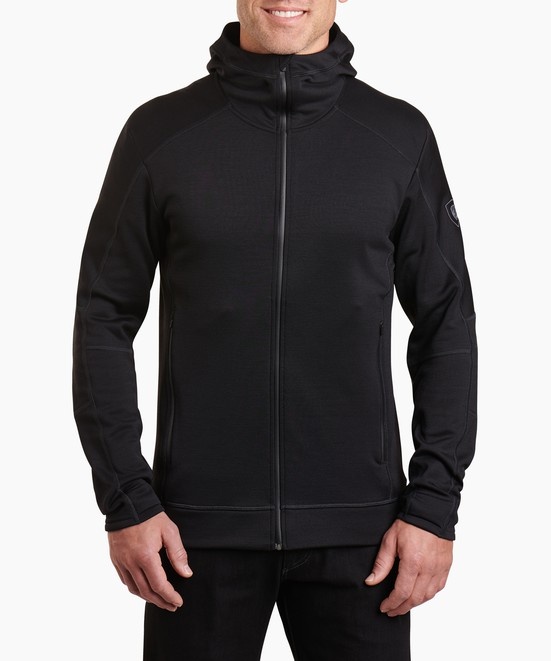 KUHL M's Dynawool Skuba Hoody Raven Front