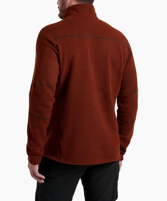 KUHL Interceptr 1/4 Zip Lava Back