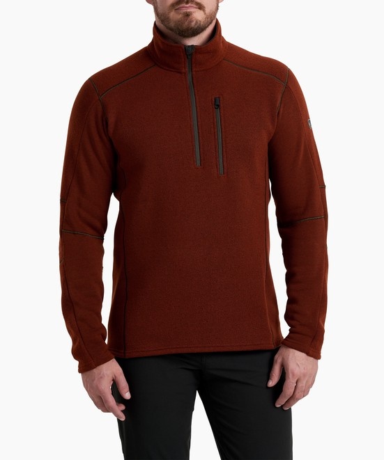 KUHL Interceptr 1/4 Zip Lava Front