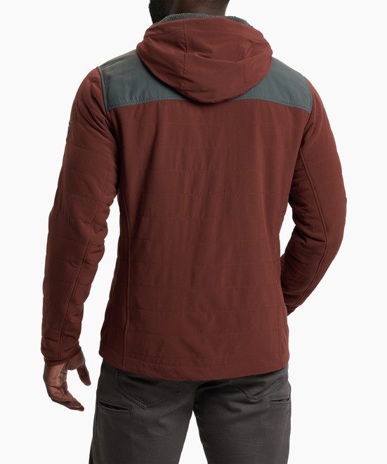 KUHL M's Aero Fleece Hoody Chili Oil / Carbon Back