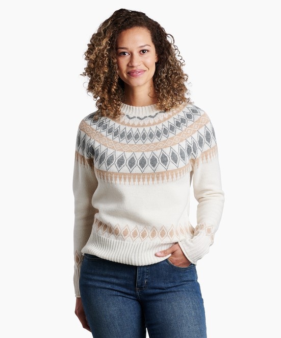 KUHL Wunderland Sweater Ivory Front