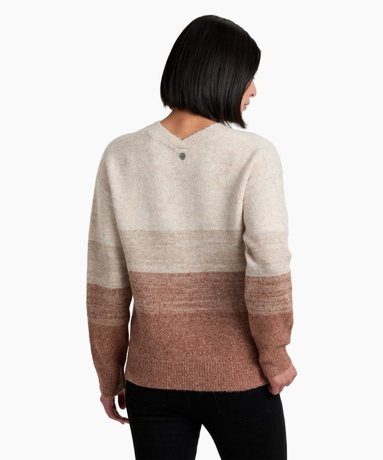 KUHL Ombre Sweater Rust Back