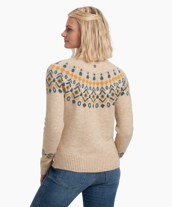 KUHL Alpina Sweater Oatmeal Back