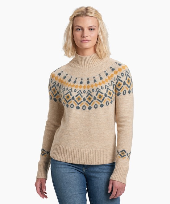 KUHL Alpina Sweater Oatmeal Front