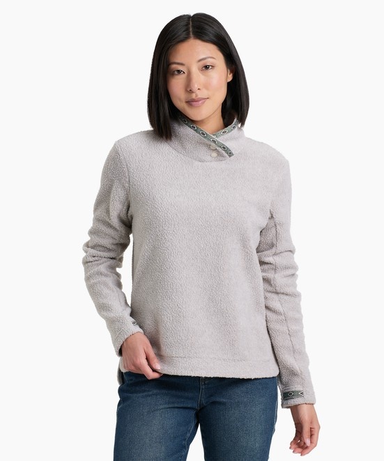 KUHL Hygge Snap Pullover Natural Front