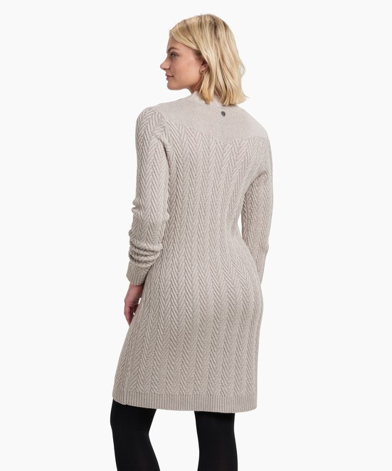 KUHL Gia Sweater Dress Dove Back