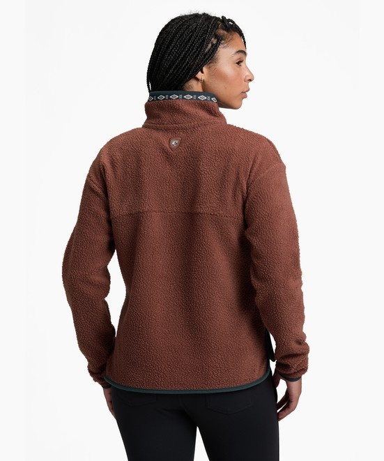 KUHL Hygge 1/2 Zip Mocha Back