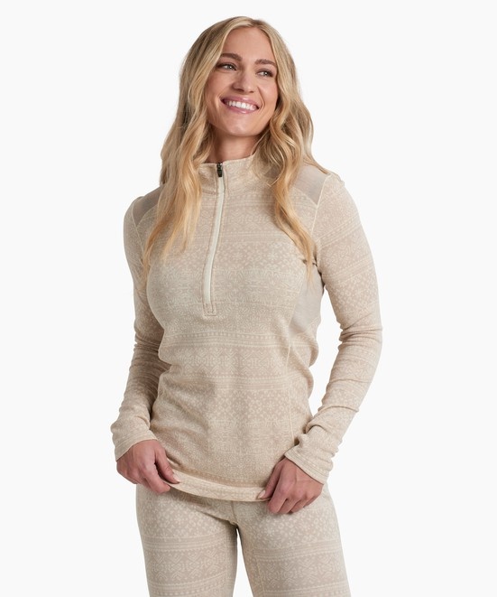 KUHL Kaskade Zip Neck Silverstone Front