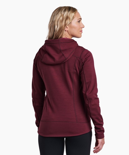 KUHL W's Dynawool Skuba Hoody Zinfandel Back