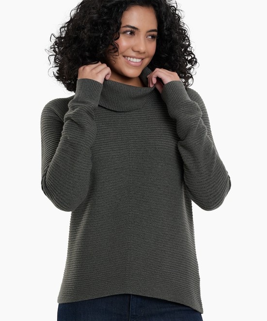 KUHL Solace Sweater Soft Pine Front