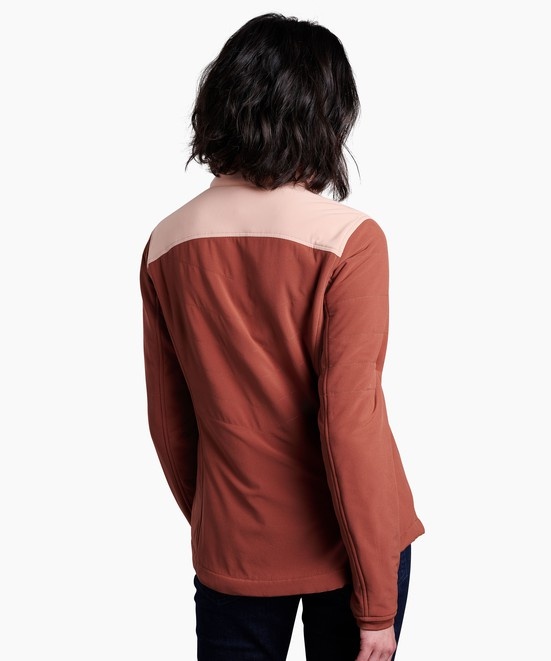 KUHL W's Aero Fleece Jacket Cinnamon/Rose Quartz