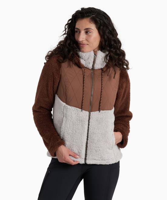 KUHL Prima Flight Hoody Mocha Front