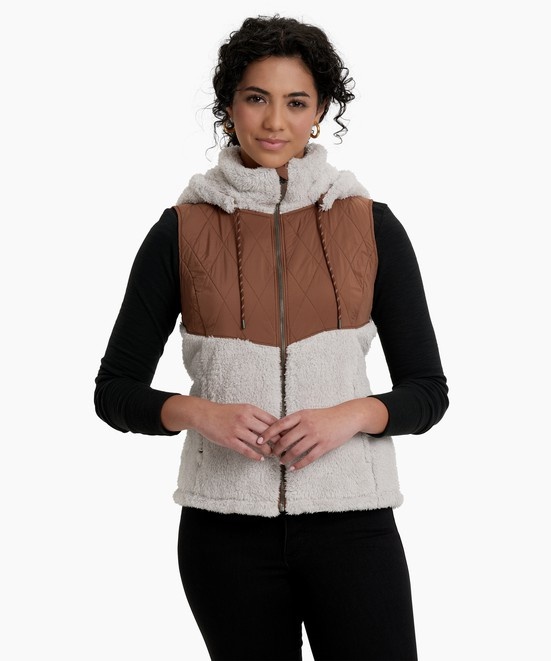 KUHL Prima Flight Vest Mocha Front