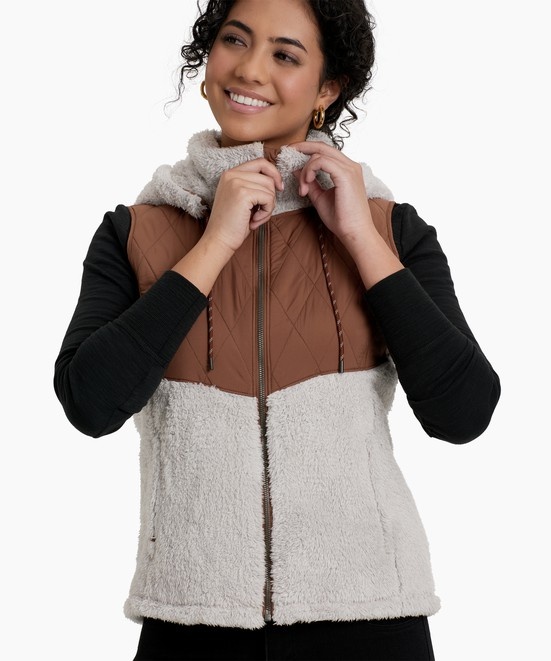 KUHL Prima Flight Vest Mocha Front