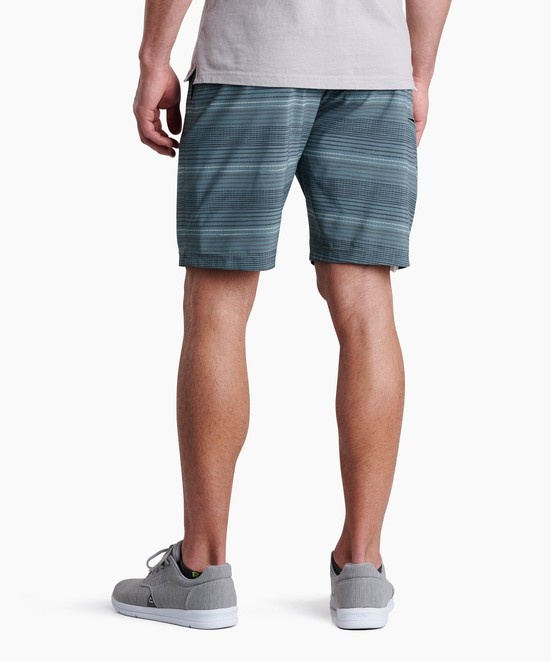 KUHL Vantage Short Deep Waters Texture Stripe Back