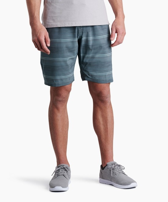 KUHL Vantage Short Deep Waters Texture Stripe Front