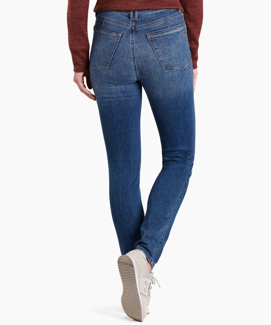 KUHL 9 Kontour Flex Denim Skinny Vintage Blue Back