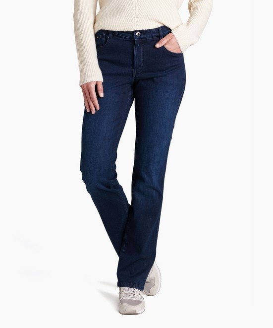 KUHL 9 Kontour Flex Denim Straight Midnight Front