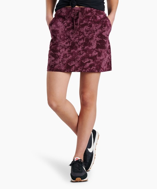 KUHL W's Vantage Skort Mauve Print Front