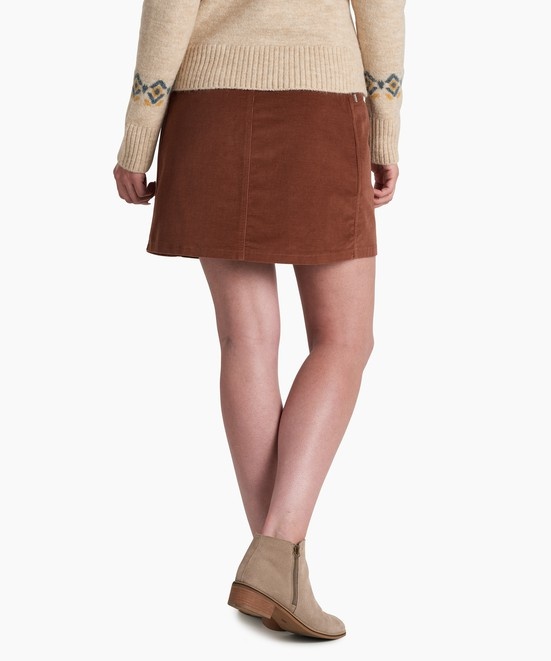 KUHL Lydia Skirt Mocha Back