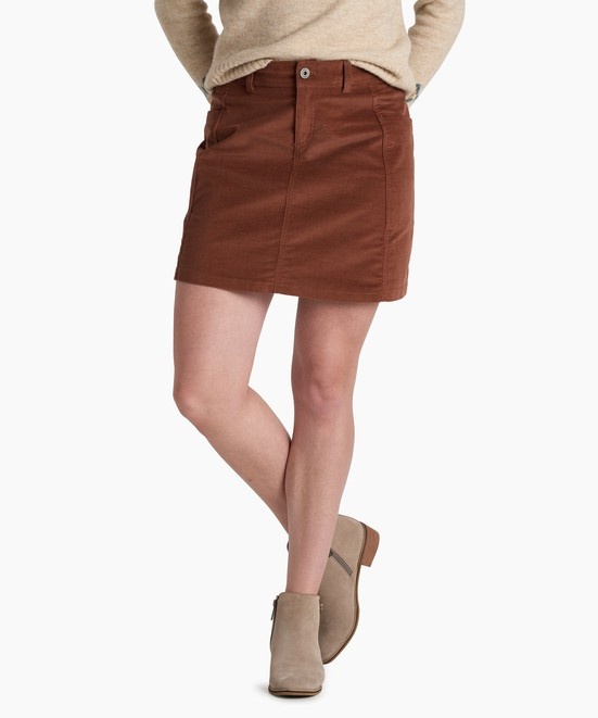 KUHL Lydia Skirt Mocha Front