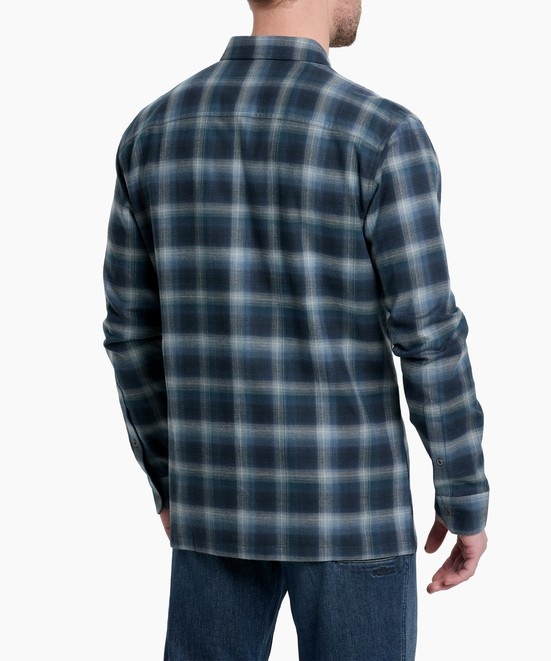 KUHL Dillingr Flannel LS Tall Blue Creek Back