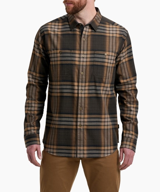 KUHL Fugitive Flannel LS Desert Night Front