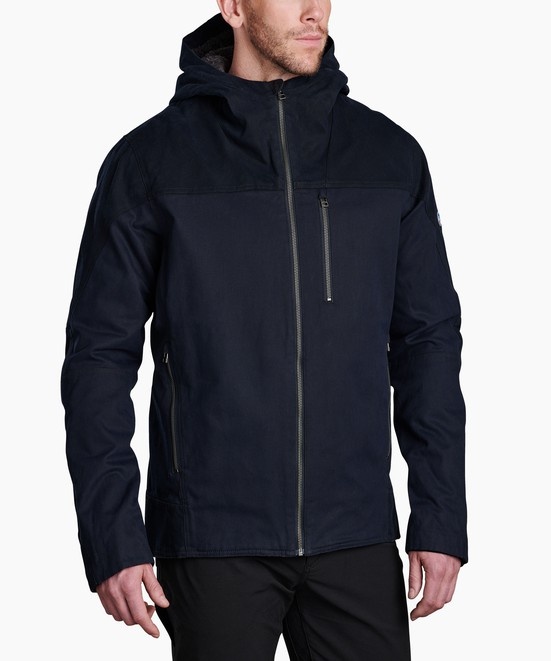 KUHL M's Law Fleece Lined Hoody Black N Blue