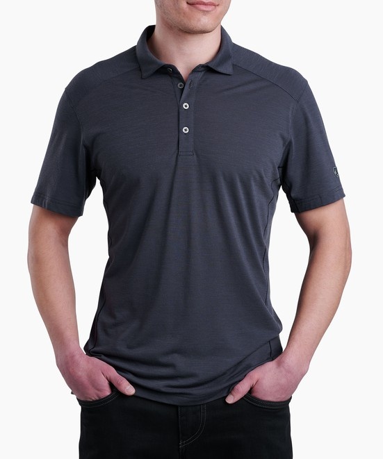 KUHL Valiant Polo Carbon Front