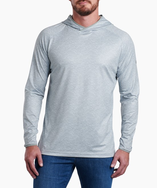 KUHL AirKuhl Hoody Printed Harbor Grey Front