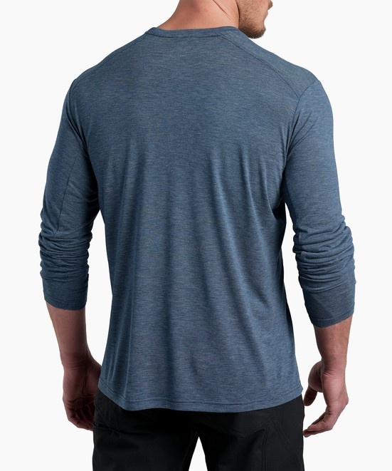 KUHL Acceleratr LS Crew Pirate Blue Back