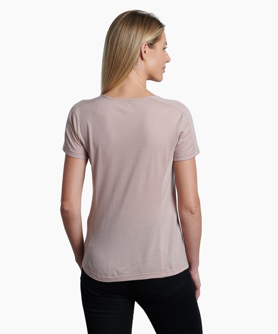 KUHL W's Cashmerino Tee Rose Ash Back