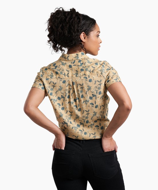 KUHL Elsie SS Honeycomb Floral Back