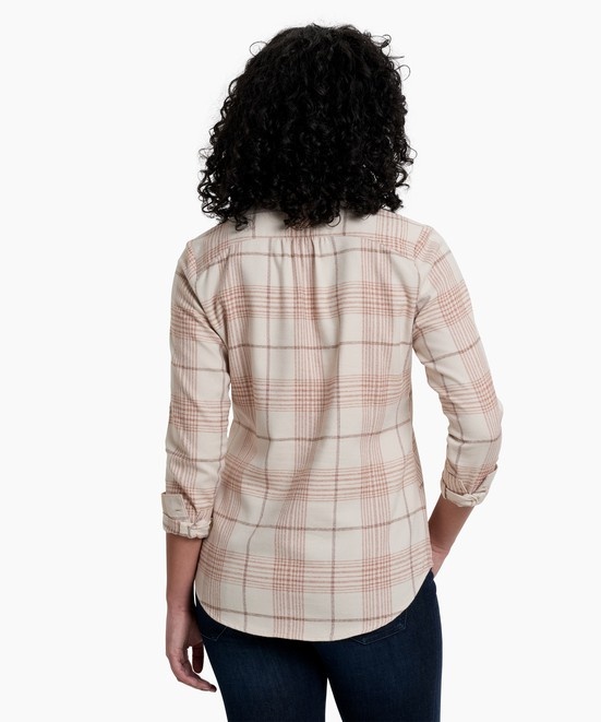 KUHL Kamila Flannel Mocha Back