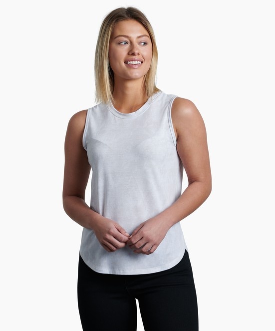 KUHL Konstance Tank White Print Front