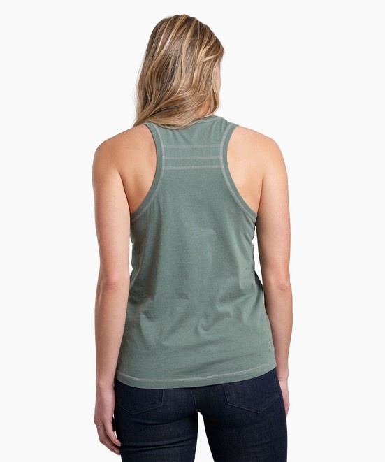 KUHL Arabella V-neck Tank Evergreen Back