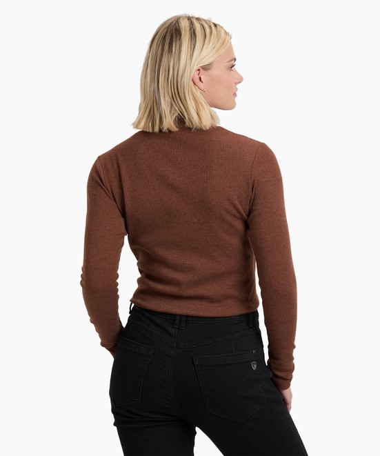 KUHL Verona Rib LS Mocha Back