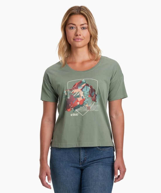 KUHL Abstract Crest Tee Sage Front