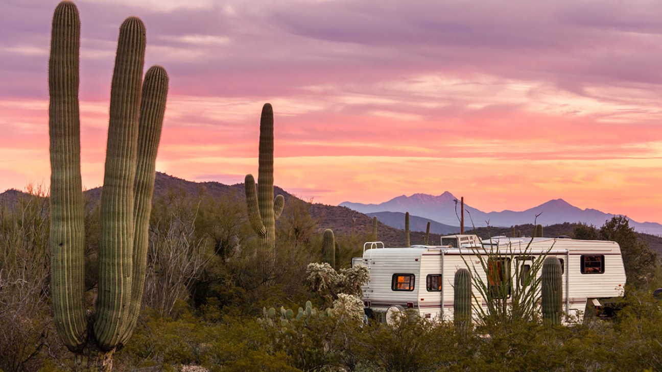 desert camping FI