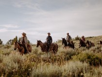 Reining in a Passions - Horse riders riding on a prairie 