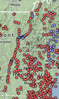 Paddling.net offers Incredible Online Resources, Including an Interactive Launch/Landing Map. Perfect for Planning the NH73!