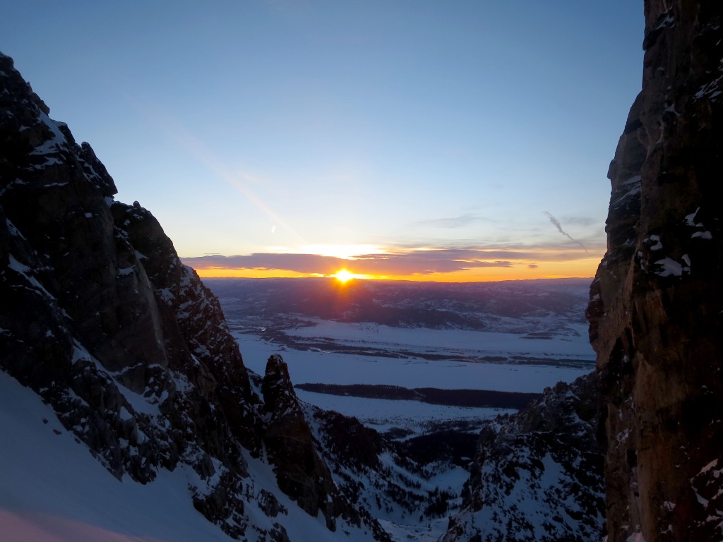 Sunrise from the top of the Teepee