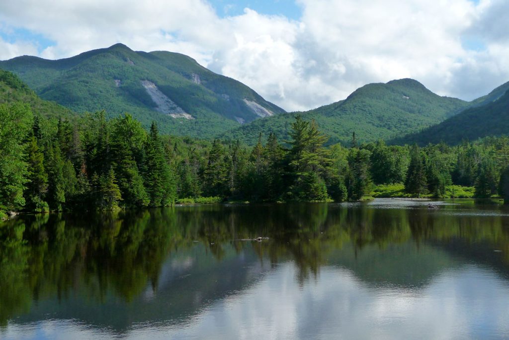 Mount Colden and  a Lake