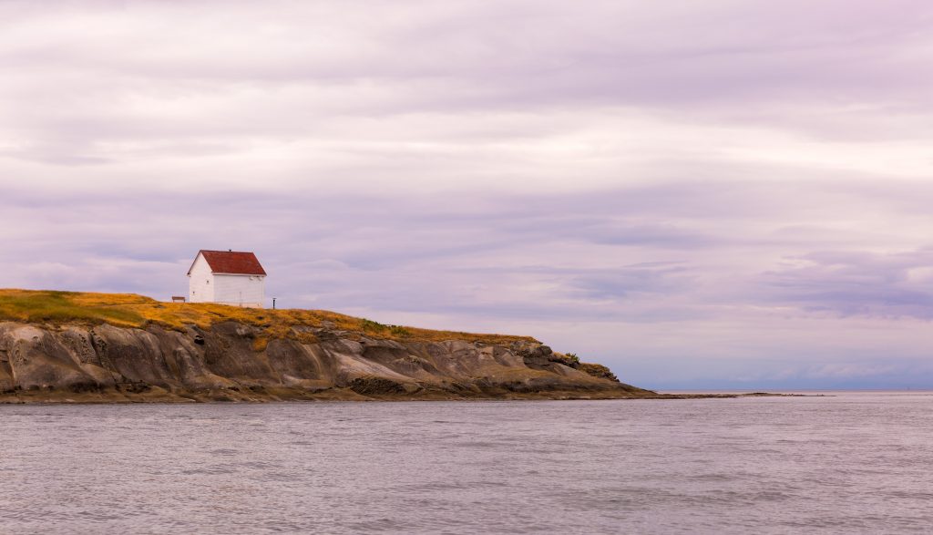 Beautiful structure on the shores of the San Juan Islands in the Pacific Northwest.